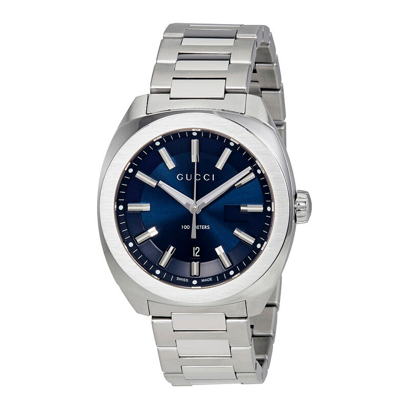 Gucci GG2570 Blue Dial Stainless Steel Men's Watch YA142303