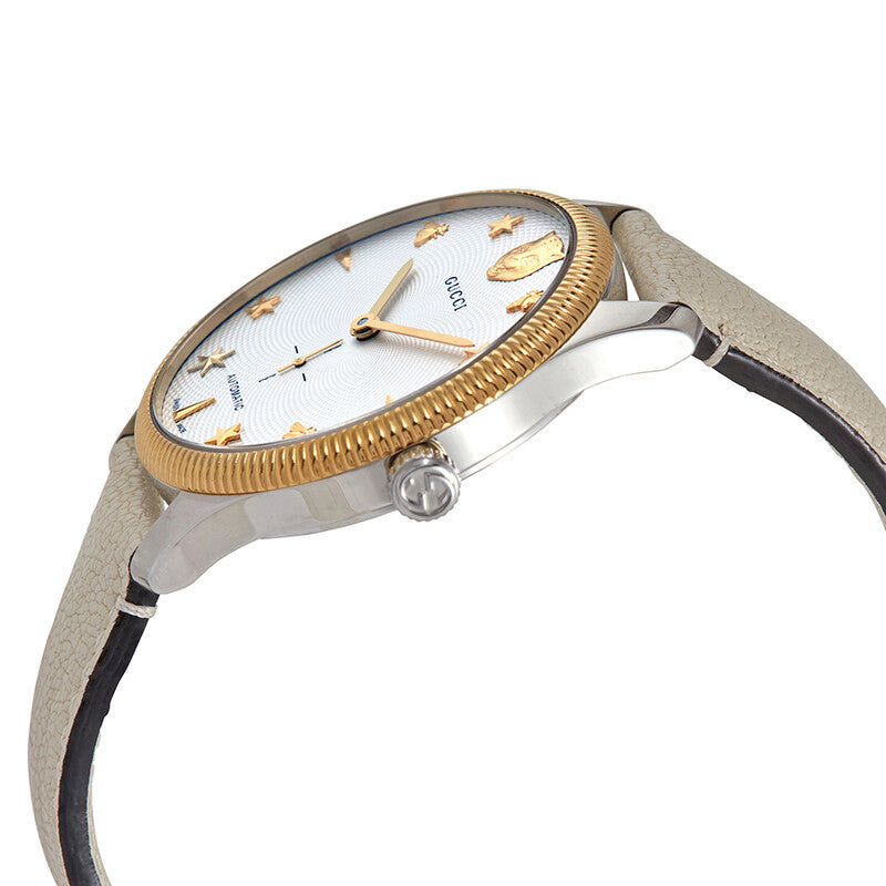 Gucci G-Timeless Automatic Silver Dial Men's Watch YA126348