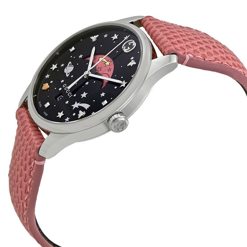 Gucci G-Timeless Ladies 36mm Moon-Phase Pink Women's Watch - YA1264046