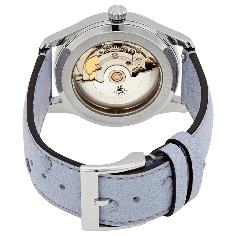 Gucci G-Timeless Automatic Transparent Mother of Pearl Dial Ladies Watch YA1264113