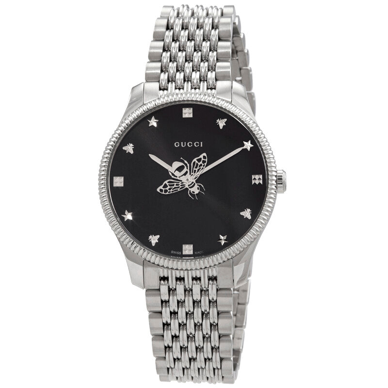 Gucci G-Timeless Quartz Black Dial Unisex Watch YA1264154