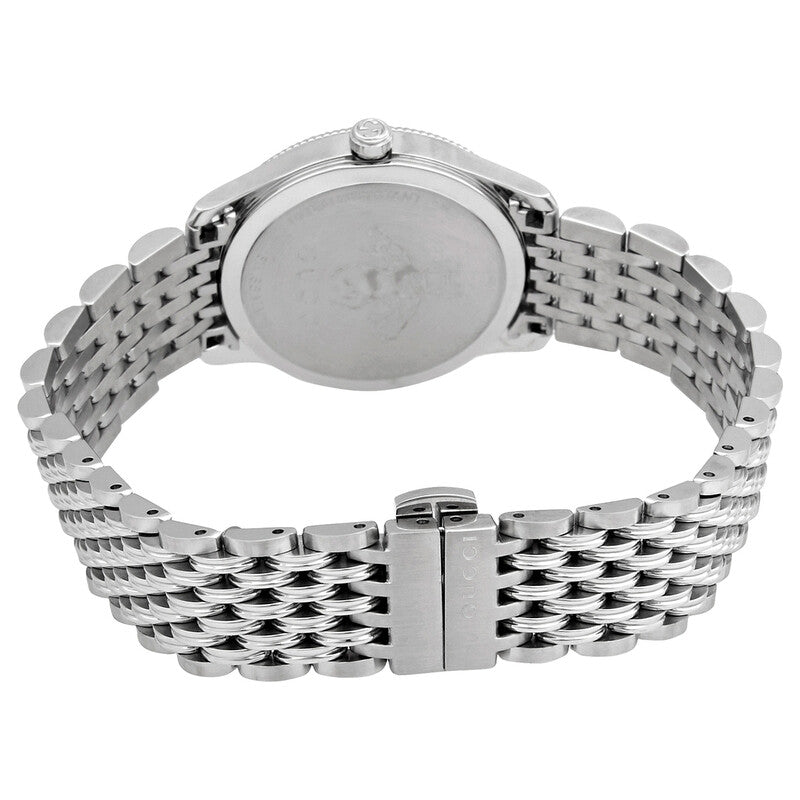Gucci G-Timeless with Bee Slim Silver Dial Stainless Steel Ladies Watch - YA1265019
