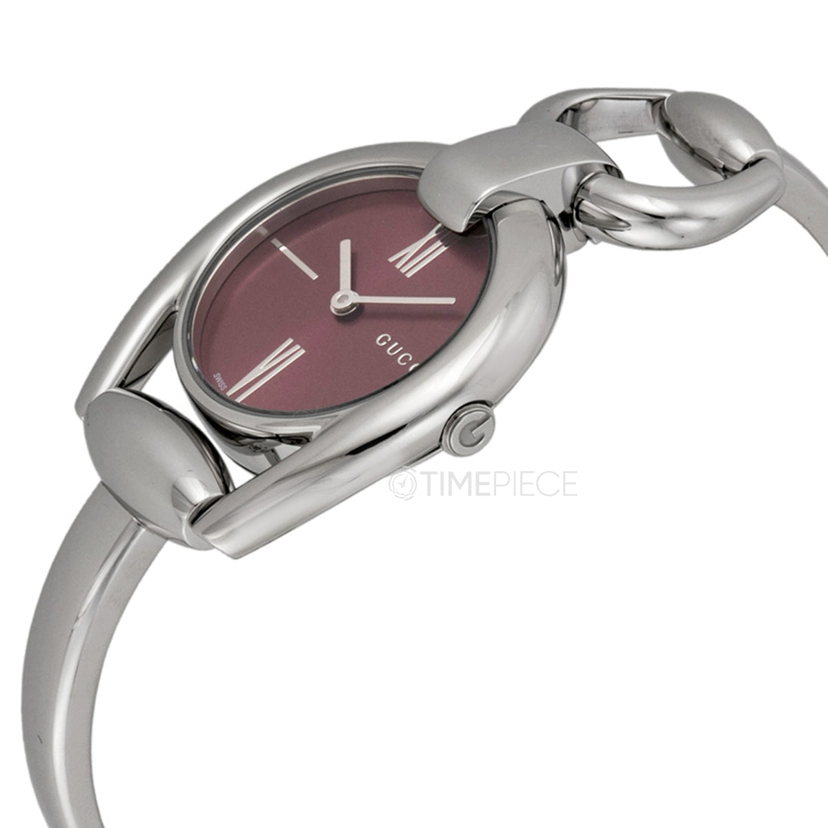 Gucci Horsebit Collection Red Dial Ladies Watch YA139502