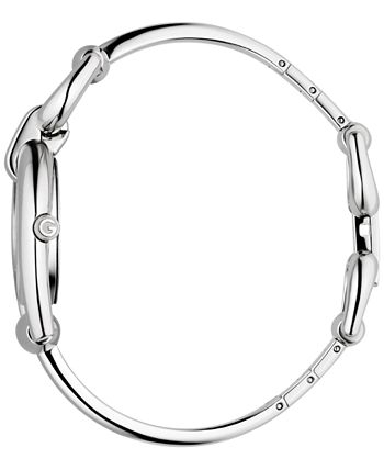 Gucci Horsebit Small watch stainless steel horsebit link bracelet with clasp