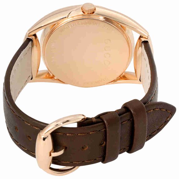 Gucci Horsebit 34 mm Brown Dial Womens Watch YA140408