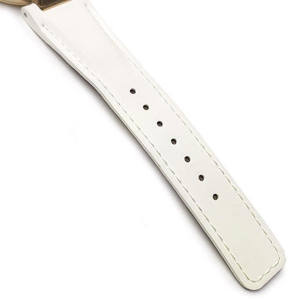 Gucci Interlocking White Leather Women's Watch - YA133327