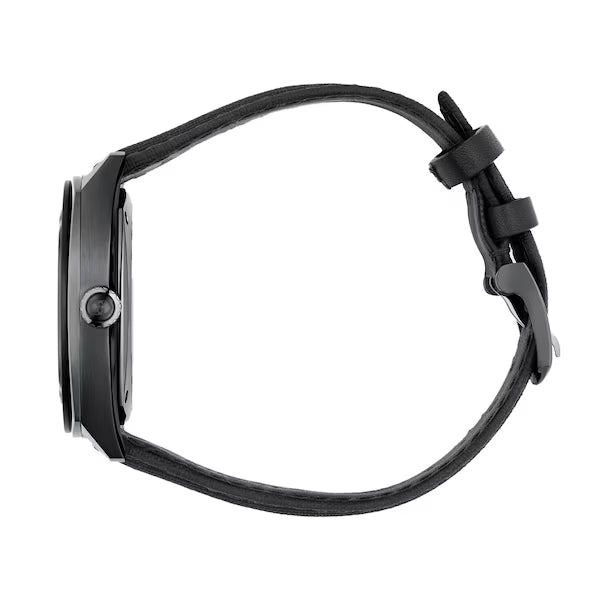 Gucci Interlocking 41mm in black rubber Women's Watch - YA142330