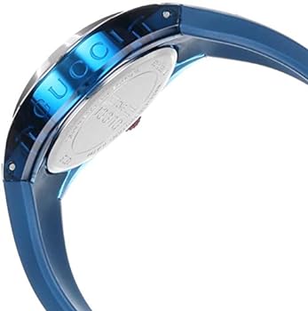 Gucci Sync L Blue Rubber Watch YA137304