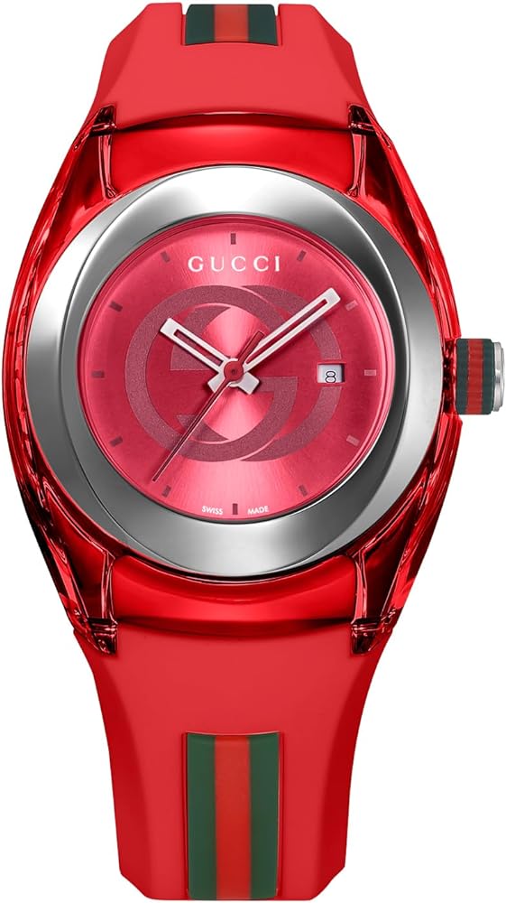 Gucci Sync Quartz Red Dial Ladies Watch YA137303