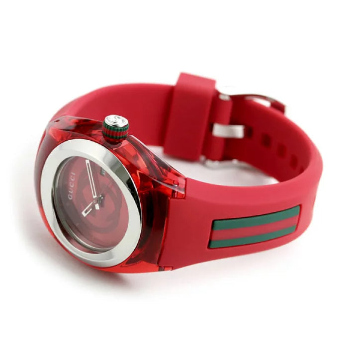 Gucci Sync Quartz Red Dial Ladies Watch YA137303