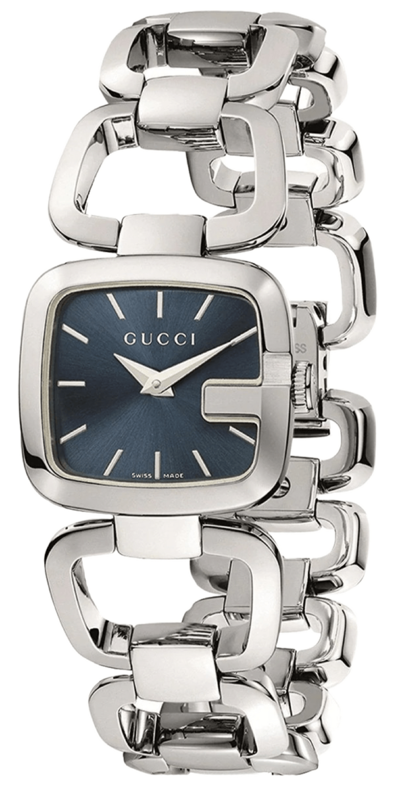 Women's Gucci YA125405 Dark Blue Dial Stainless Steel Quartz Watch