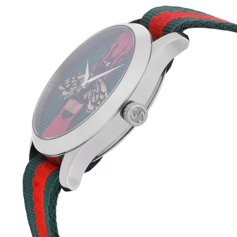 GUCCI Le Marche des Merveilles Green and Red Unisex Watch YA1264060