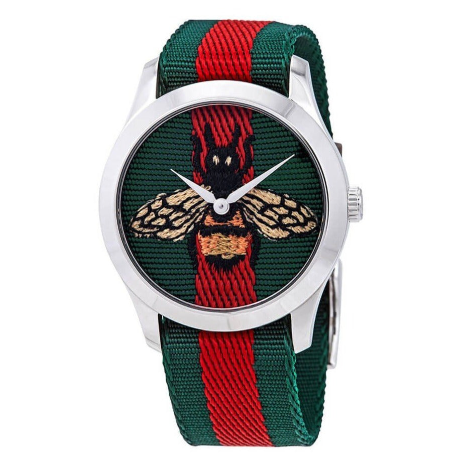 GUCCI Le Marche des Merveilles Green and Red Unisex Watch YA1264060