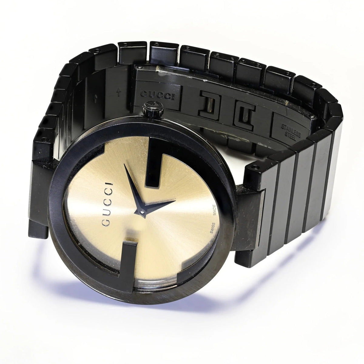 Gucci Interlocking Special Grammy Black Men's Watch - YA133209