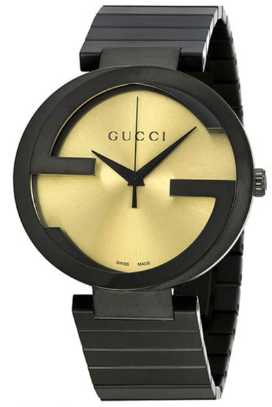 Gucci Interlocking Special Grammy Black Men's Watch - YA133209