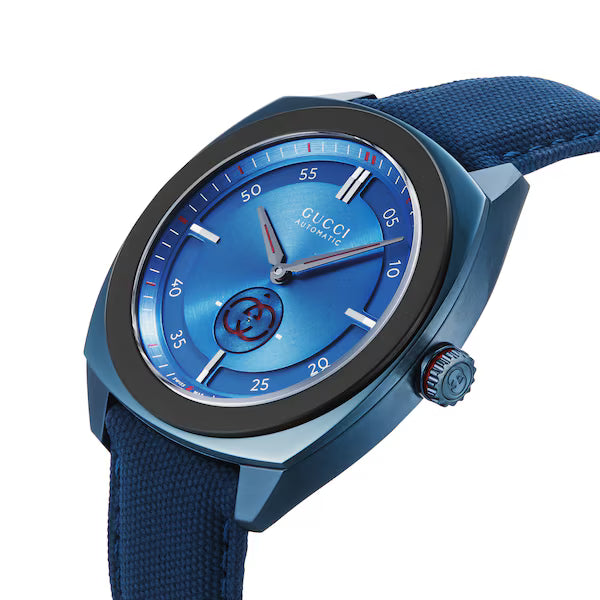 Gucci Interlocking Blue Dial Women's Watch - YA142331