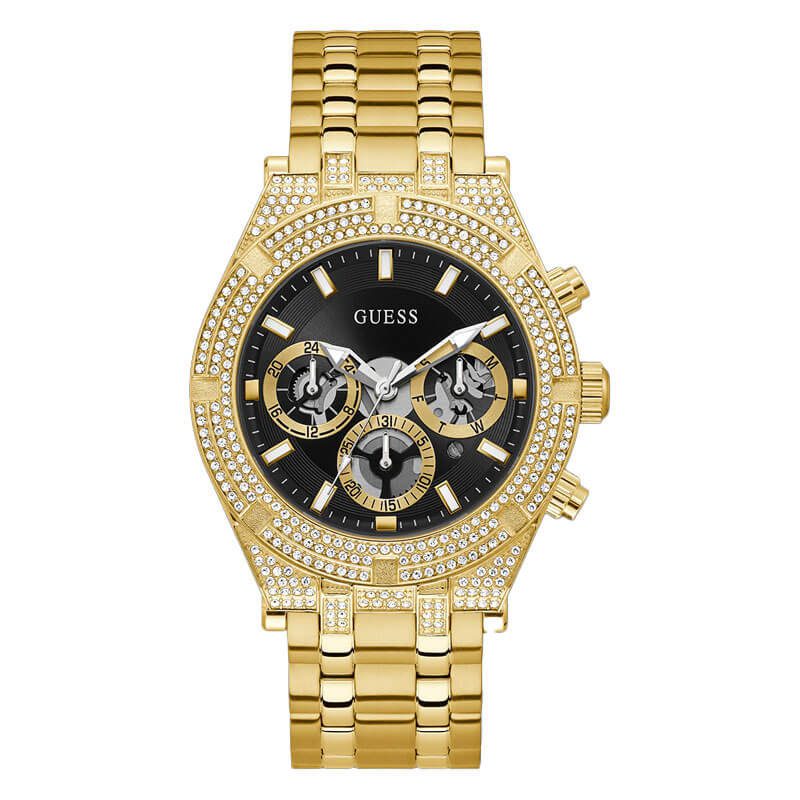 Guess Atlas Gold-Tone Chronograph Men's Watch - GW0455G2