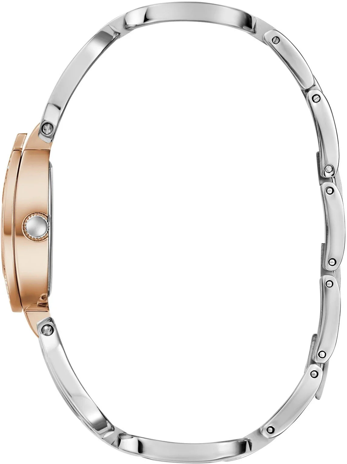 GUESS Bejeweled 22 mm Silver Dial Analog Women Watch - GW0683L5
