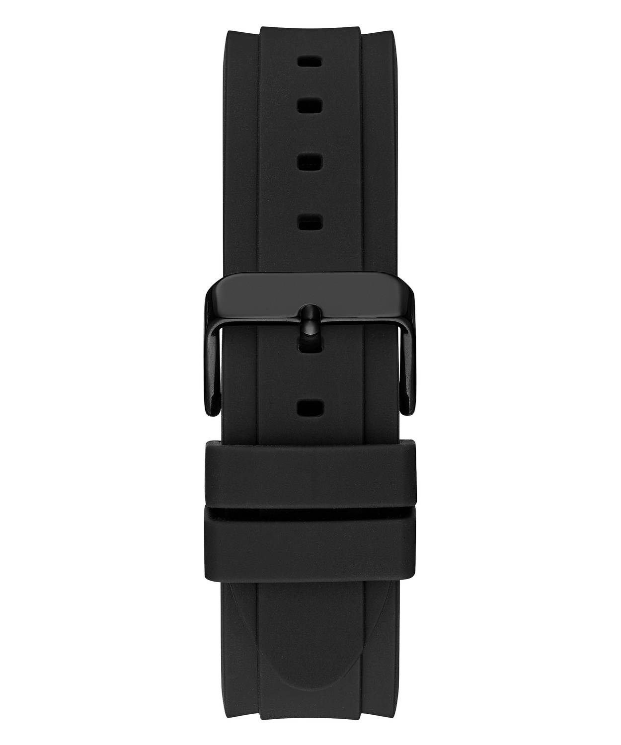 Guess Connoisseur Black Dial Black Silicone Strap Men Watch - GW0335G1