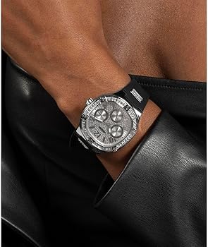 Guess Duchess Silver Tone Square Dial Quartz Analog Women Watch - GW0619L1