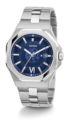 GUESS EMPEROR Men Blue Round Dial Analog Watch - GW0573G1