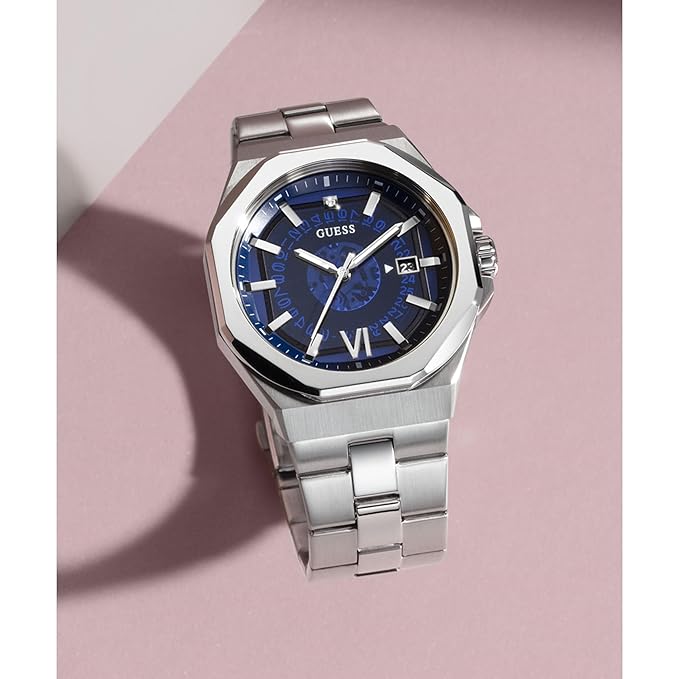GUESS EMPEROR Men Blue Round Dial Analog Watch - GW0573G1