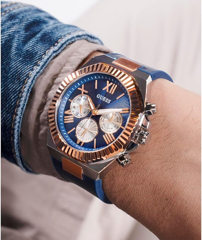 Guess Equity Blue Dial Men's Watch - GW0791G2