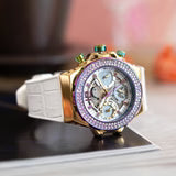 Guess Fusion Chronograph White Women Watch - GW0553L2