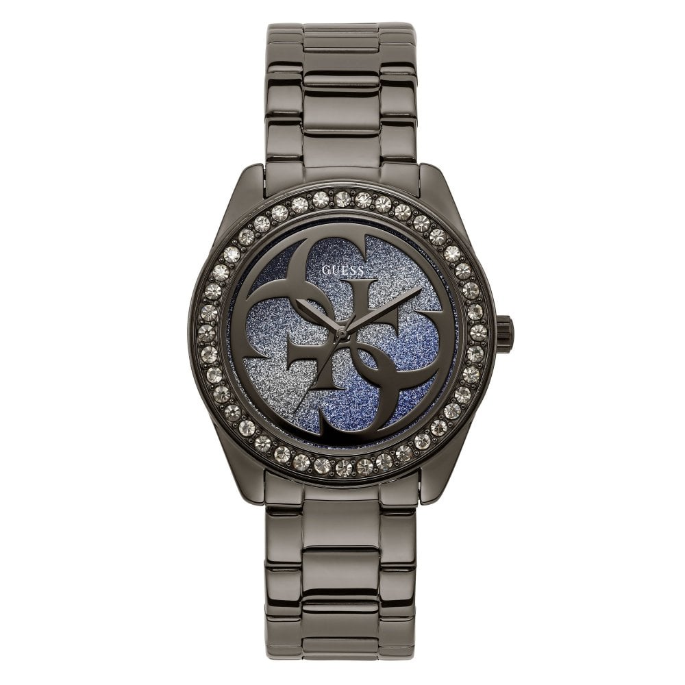 Guess G Twist Purple Dial Women's Watch W1201L4