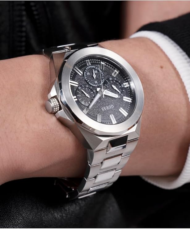 Guess Gents Multifunction Stainless Steel Bracelet Men's Watch - GW0798G1