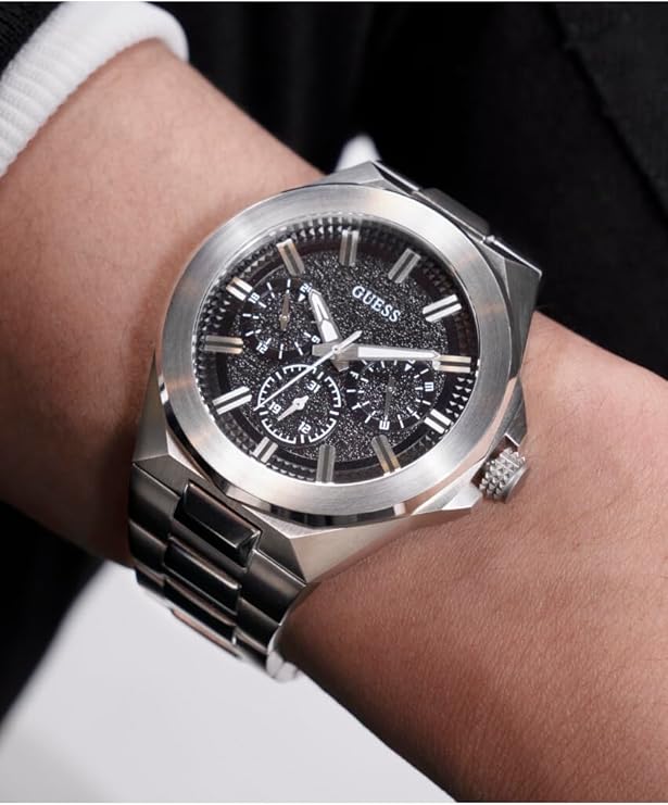 Guess Gents Multifunction Stainless Steel Bracelet Men's Watch - GW0798G1
