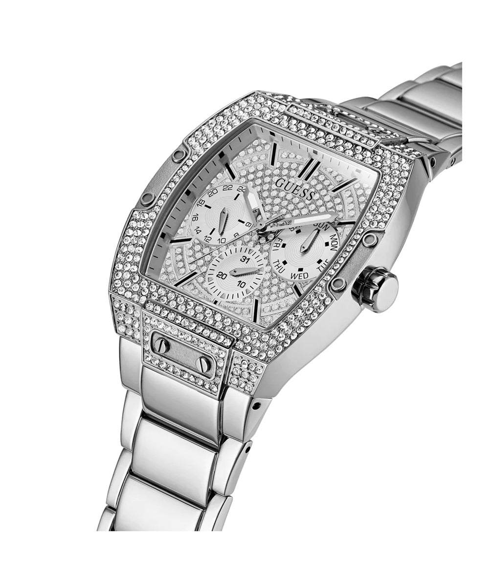 GUESS Quartz with Stainless Steel Strap Silver Men's Watch - GW0094G1