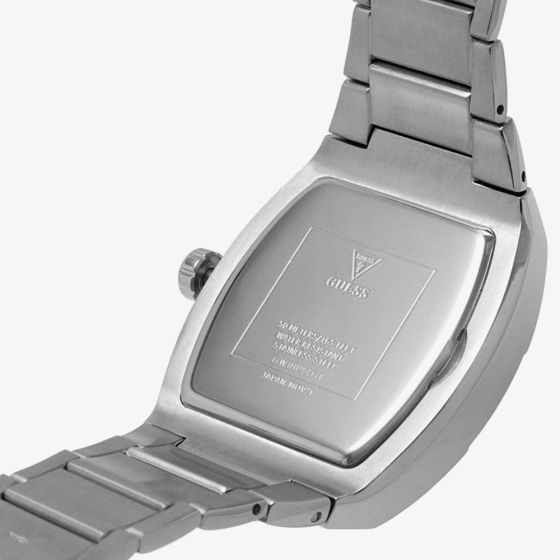 GUESS Quartz with Stainless Steel Strap Silver Men's Watch - GW0094G1