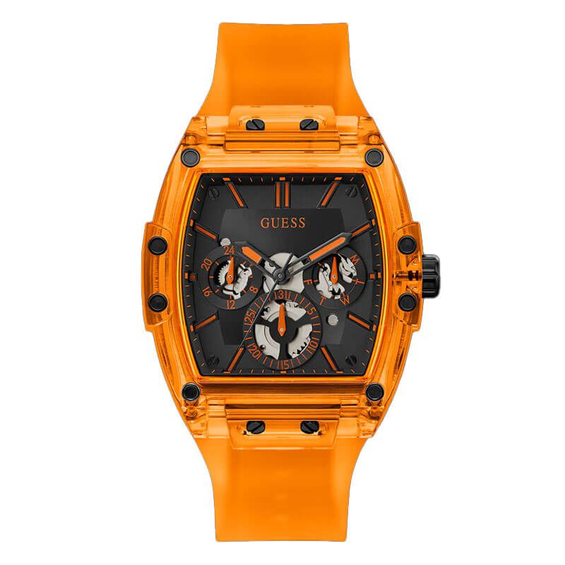 GUESS Clear Multi-function Mens Watch - GW0203G10