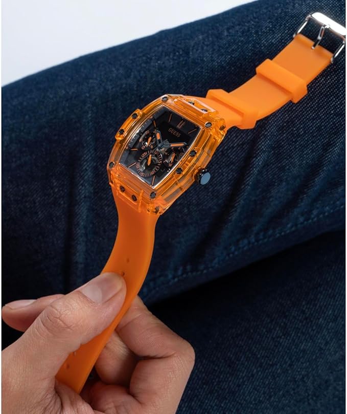 GUESS Clear Multi-function Mens Watch - GW0203G10