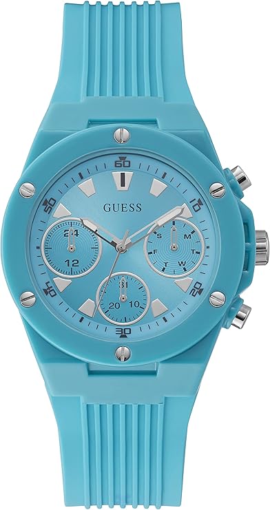 GUESS Embellished Dial & Textured Straps Analogue Women Watch - GW0255L2