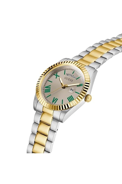 GUESS Silver Tone Day/Date Mens Watch - GW0265G15