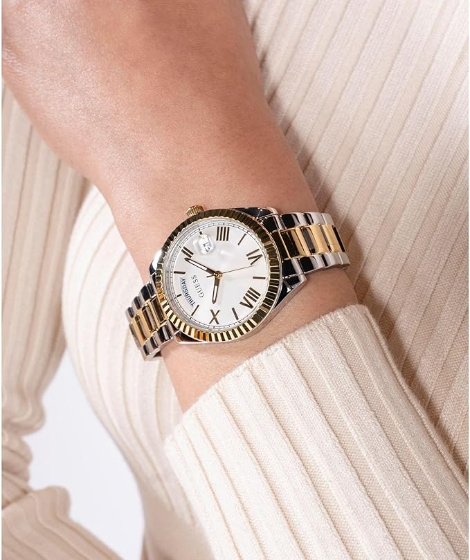 GUESS 2-Tone Day/Date Ladies Watch - GW0308L6
