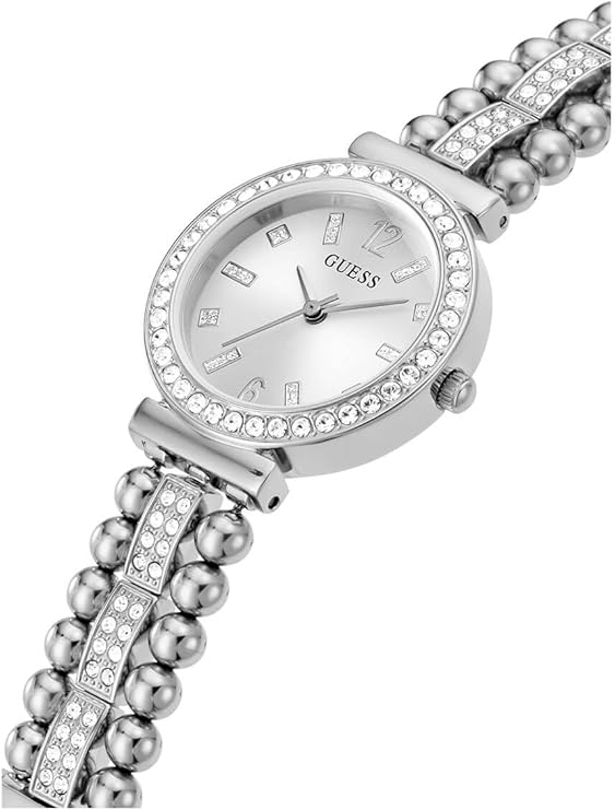 GUESS Silver Tone Analog Ladies Watch - GW0401L1