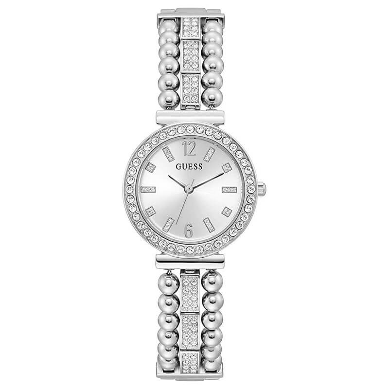 GUESS Silver Tone Analog Ladies Watch - GW0401L1