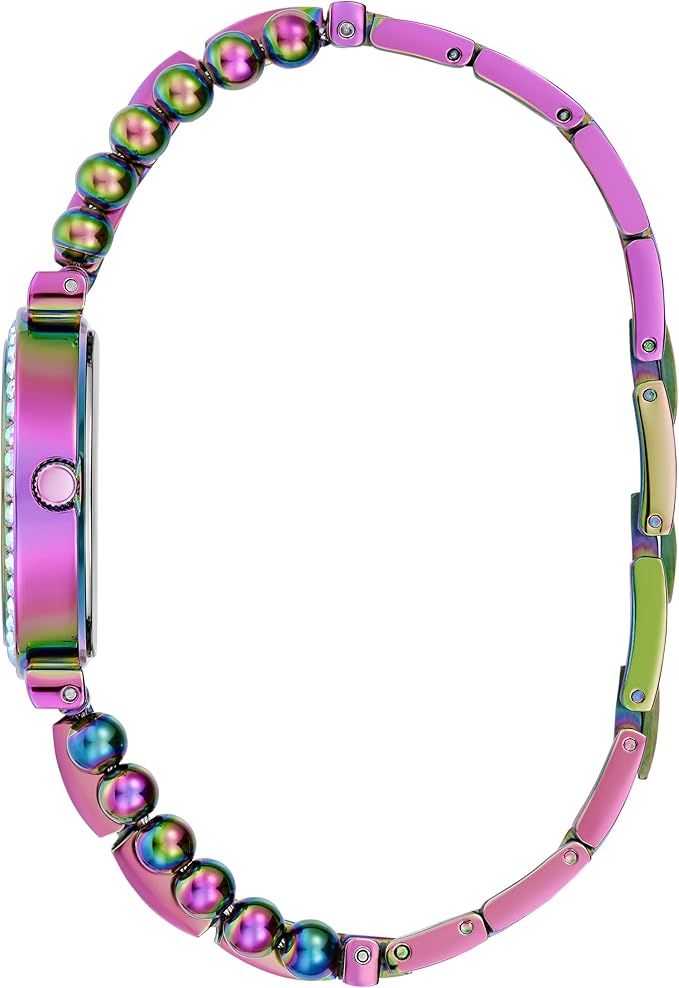 Guess Intricate Iridescent Crystals Purple Women Watch - GW0401L4