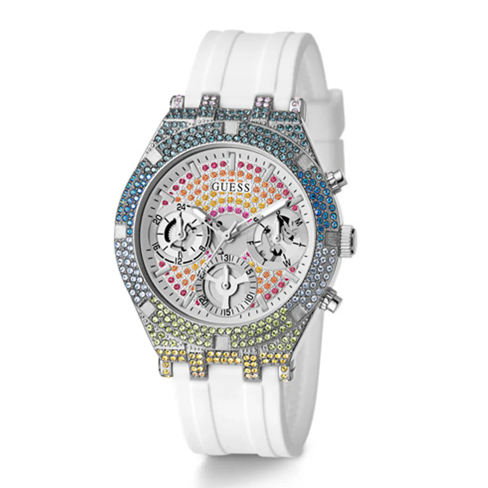 Guess 38mm Sport Crystal Ladies Watch - GW0407L4