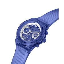 Guess Sport Blue Round Dial Multi-function Women Watch - GW0438L3