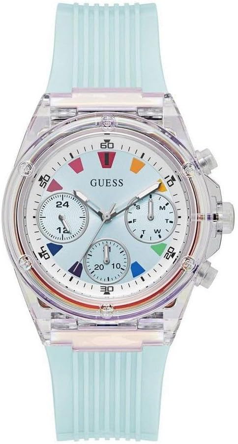 Guess Transparent Chronograph Watch - GW0438L8