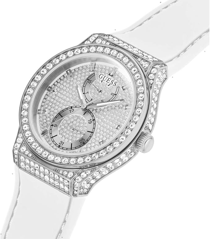 Guess Multi-function White Strap Princess Womens Watch - GW0439L1