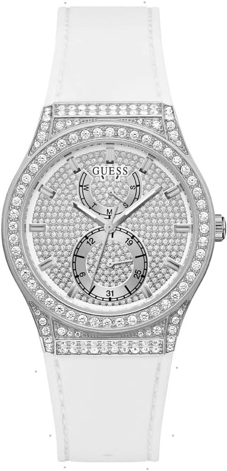 Guess Multi-function White Strap Princess Womens Watch - GW0439L1