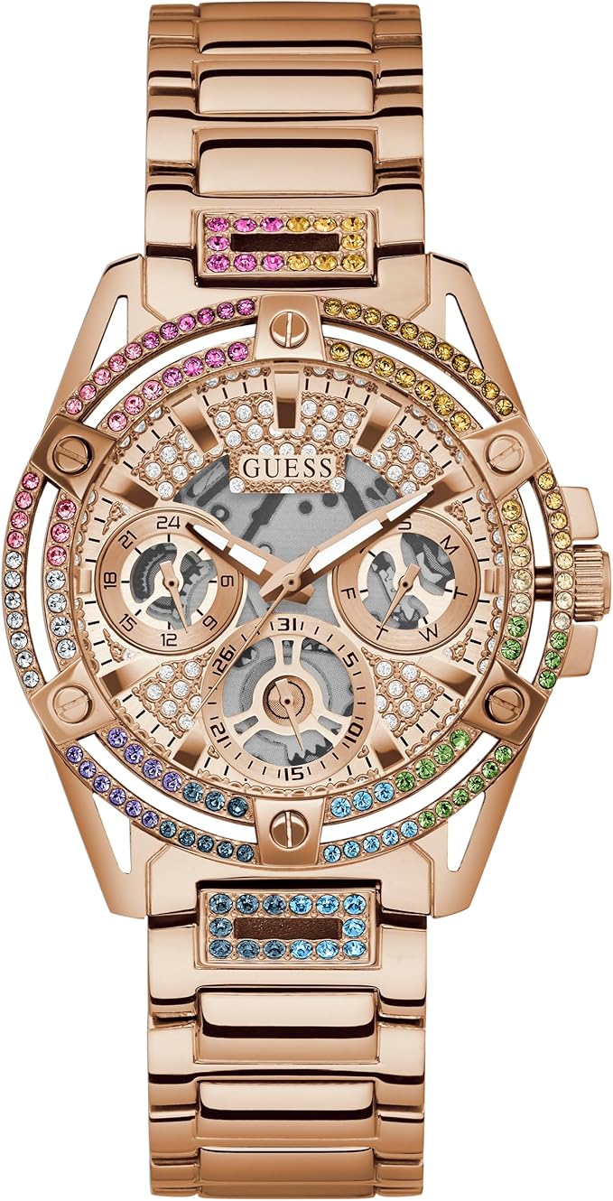 Guess Rose Gold Tone Multi-function Ladies Watch - GW0464L5