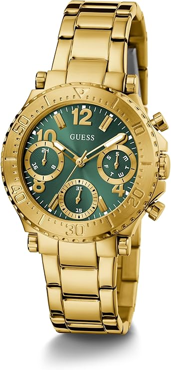 Guess Analog Black and Gold-Tone Watch - GW0465L5