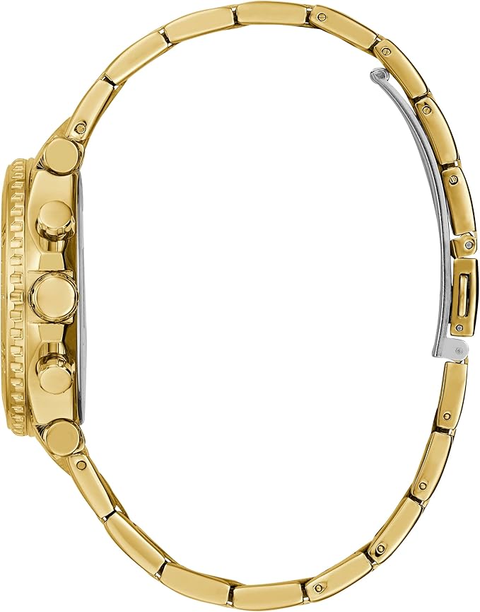 Guess Analog Black and Gold-Tone Watch - GW0465L5
