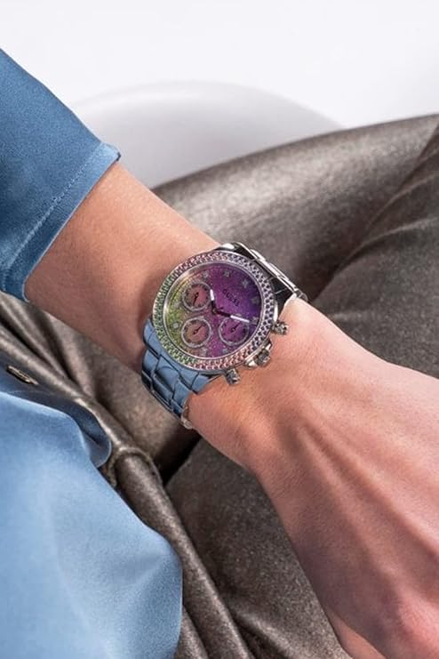 GUESS Silver-Tone and Ombre Multifunction Women's Watch - GW0483L1